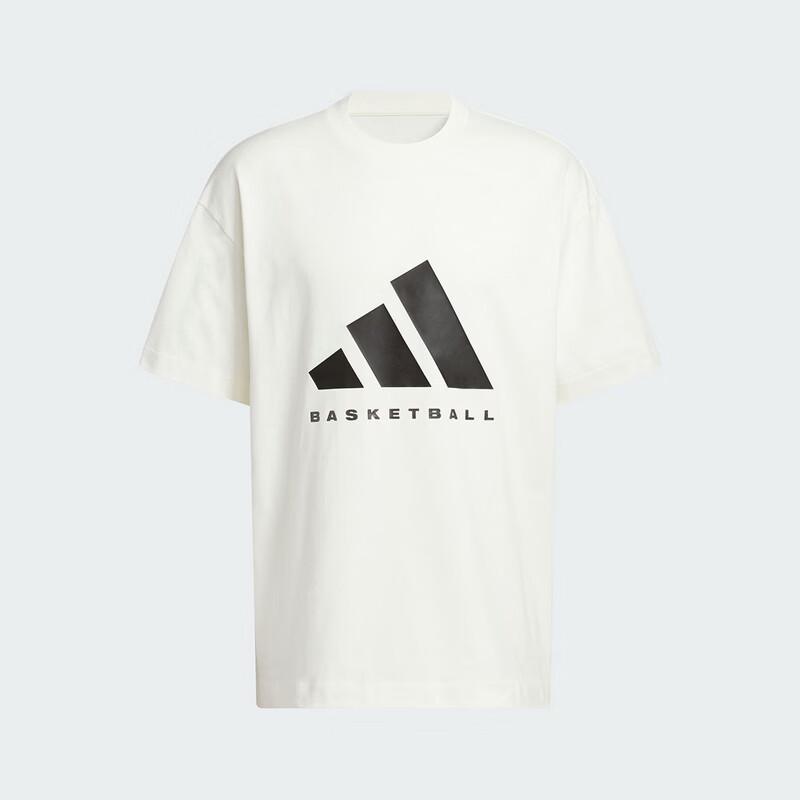 Adidas Unisex Basketball ADIDAS SS TEE Short Sleeve T-Shirt JZ9528 M