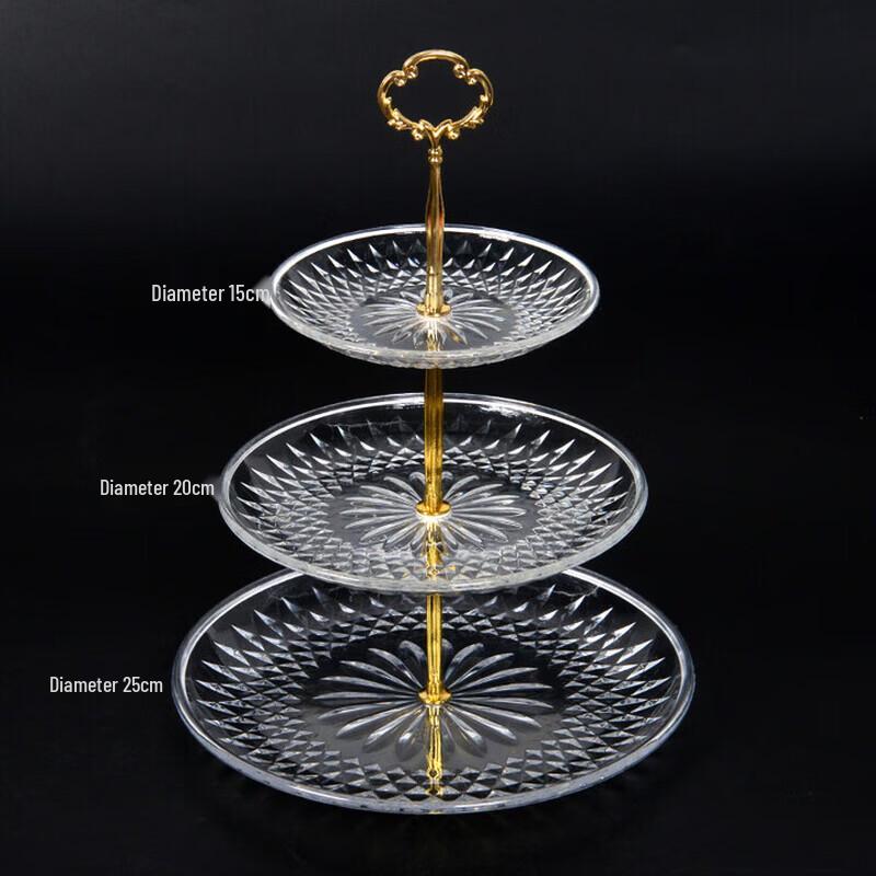 Huihuang 3-Tier Acrylic Fruit Plate