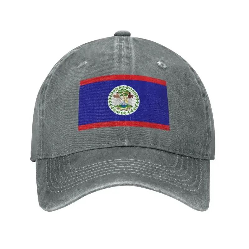 Custom Cotton Flag Of Belize Baseball Cap Sun Protection Unisex Womens Adjustable Dad Hat Summer