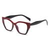 555 New Cat Eye Internet Celebrity With Anti-Blue Glasses 2024 Personalized Frame Sweet Cool Fashion Commuter Flat Mirror