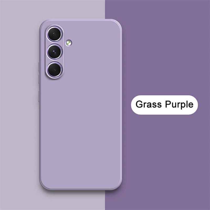 Capa de Silicone Fosca da Moda para Samsung Galaxy A57 A37 A27 A17 A07 A56 A36 A26 A16 A06 A55 A45 A35 A25 A15 A05 Proteção da Câmera Capa à Prova de Choque
