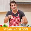 Poached Egg Spoon Stainless Steel Hangable Poached Egg Cups Round Nonstick Steamer Boiler for Kitchen Cooking Breakfast
