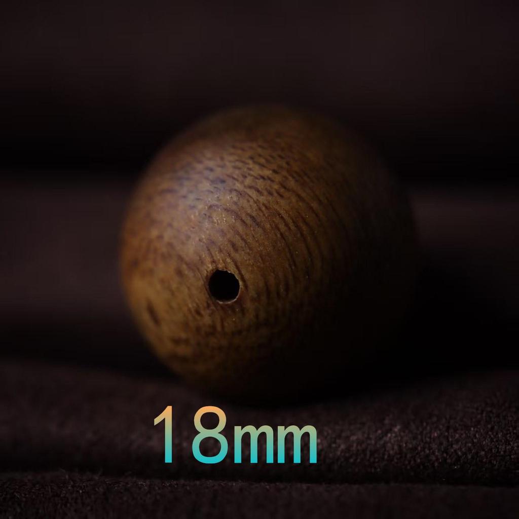 Natural Green Qinan Agarwood Bracelet: Loose Prayer Beads & DIY Accessories, 9/10 Size Beads