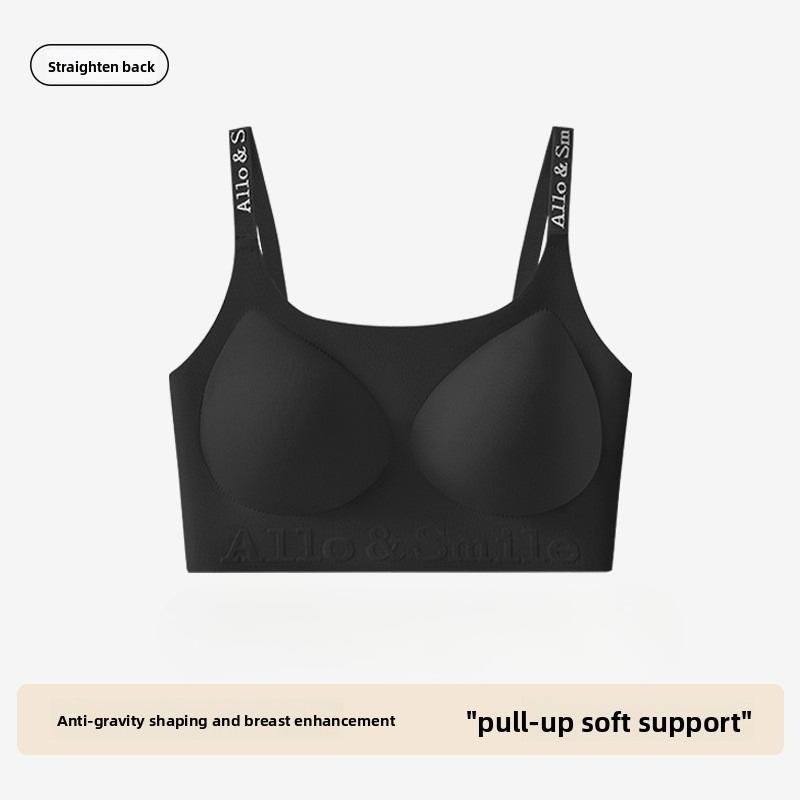 Female Fixed Cup Holder Chest Thin Anti Droop Lifting Widened No Trace Invisible Underwear