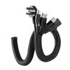 PET Braided Self Closure Cable Sleeve Insulated Cable Flexible Cord Protector Management Sleeve for Home Automotive Desk TV PC