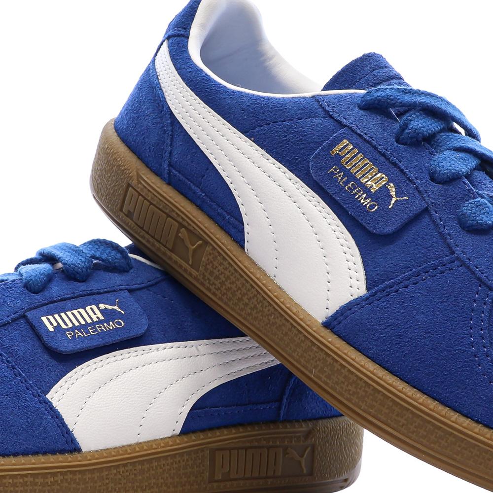 Puma Palermo Sneakers Leather Suede White/Blue