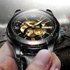 New TOP Brand Luxury Men's Watch With Box Hollow Fashion Sports Waterproof Fully Automatic Men's Mechanical Watches
