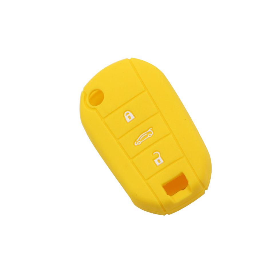 3 Button for Peugeot 3008 208 308 508 408 2008 for Citroen C4 CACTUS C5 C3 C4L Protector Silicone Key Case Cover