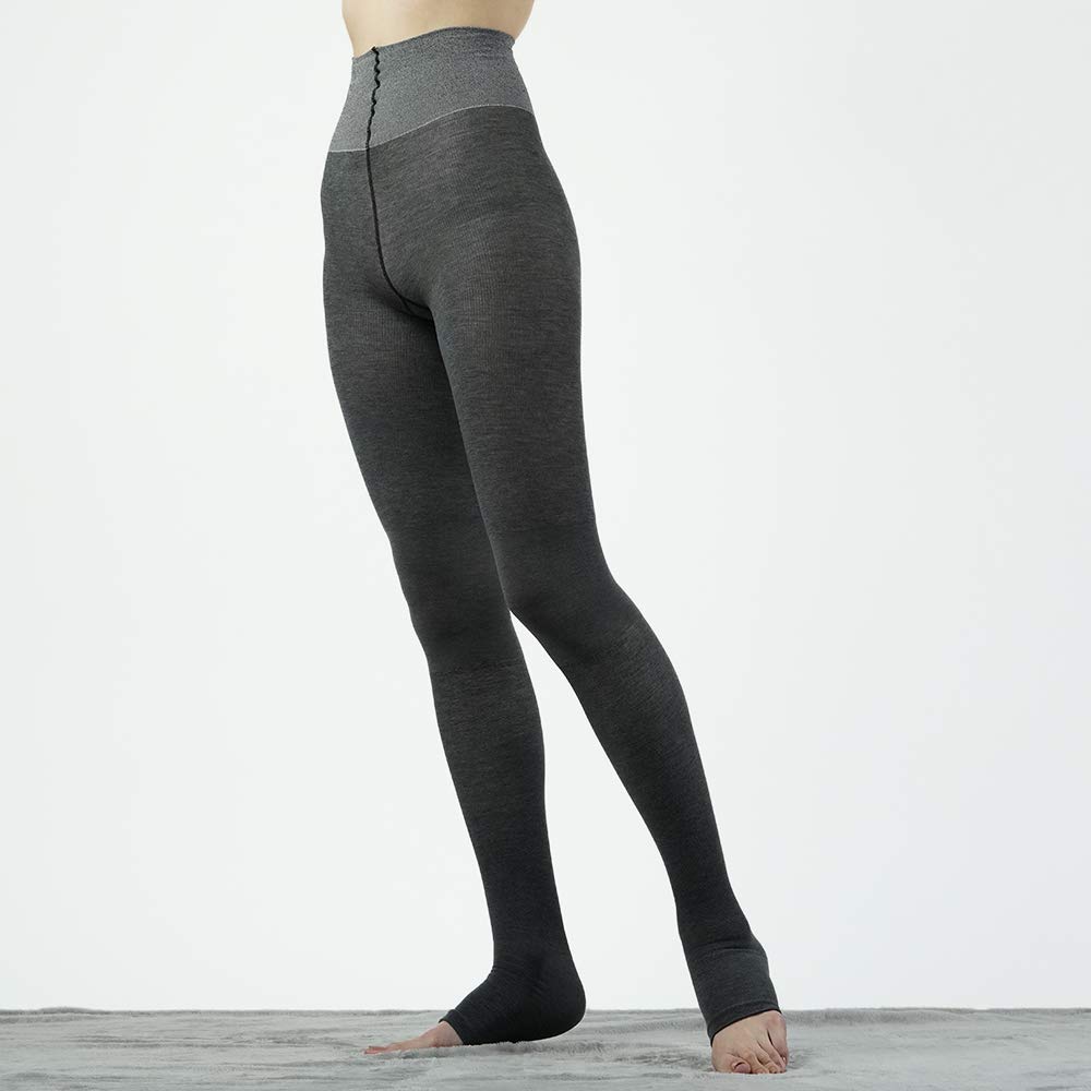 Gunze RIZAP Pelvic Sleeping Tights for Beautiful 80 Denier Leggings, Legs, 12-Length,