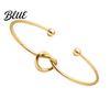 Romantic Metal Bracelet Infinity Knot Cuff Forever Love Bangle Elegant
