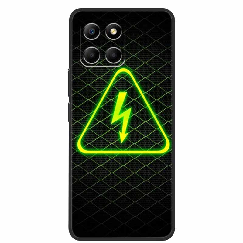 Für Honor 70 Lite Hülle Weiches TPU Silikon Bemalte Katze Schwarze Rückabdeckungen Für Huawei Honor70 Lite RBN-NX1 Hüllen Honor 70Lite 5G Tasche