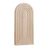 Boho Holz Wandvase Wandmontierte Vase Bogenförmige Dekorative Hängepflanzer für Wohnzimmer Schlafzimmer Heimwanddekoration