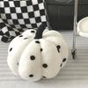Vintage Colour Pumpkin Shaped Plushie Pillow Nordic Style Room Decor Pillow Plush Dot Point Sofa Living Room Bedside Bed Cushion