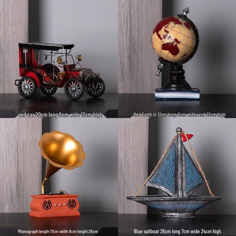 Retro Violin Ornament: Creative Minimalist Home Accessory for Living Room, TV Cabinet, or Bookcase.