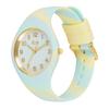 ICE WATCH ICE Tie and Dye Small Watch, 34mm, with Silicone Rubber Strap, 020949, Women's, Officially Imported, Fresh Mint