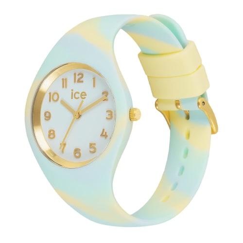ICE WATCH ICE Tie and Dye Small Watch, 34mm, with Silicone Rubber Strap, 020949, Women's, Officially Imported, Fresh Mint
