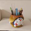 Creative Cute Calligraphy Brush Holder & Storage Box - Multifunctional Student Desktop Decoration for Kids & Adults