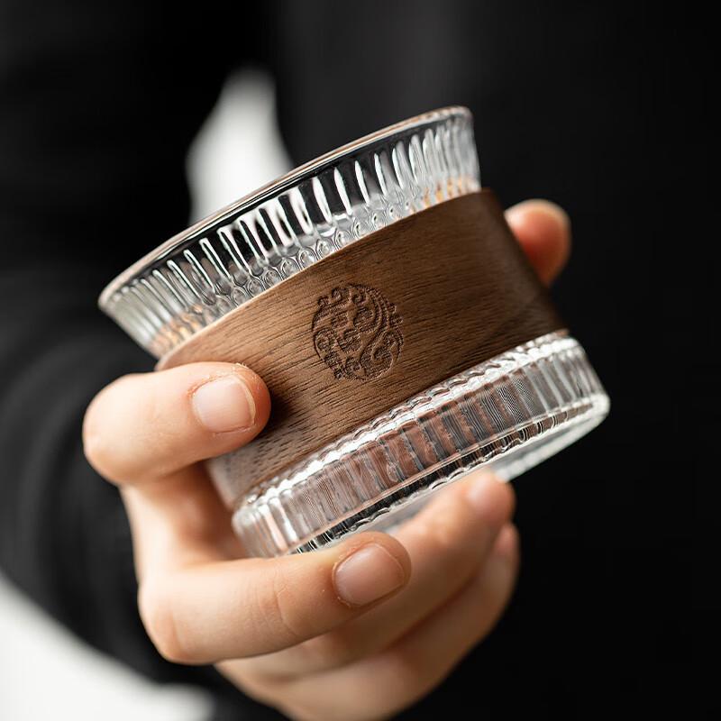 

Pabei 140ml Insulated Borosilicate Glass Tea Cup