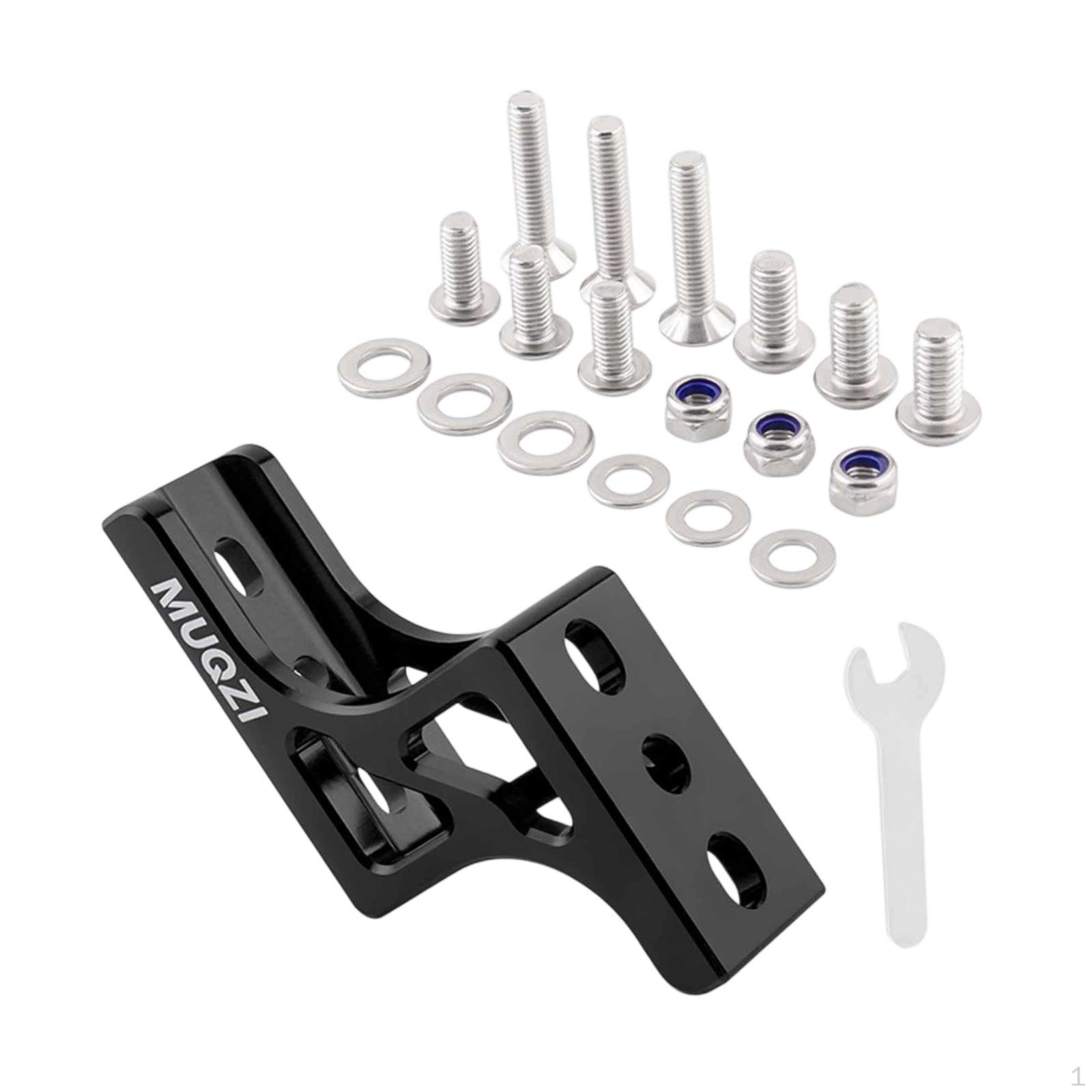 DIY Modified Heavy Duty Folding Bike Front Light Converter Bag Holder Riser Mount