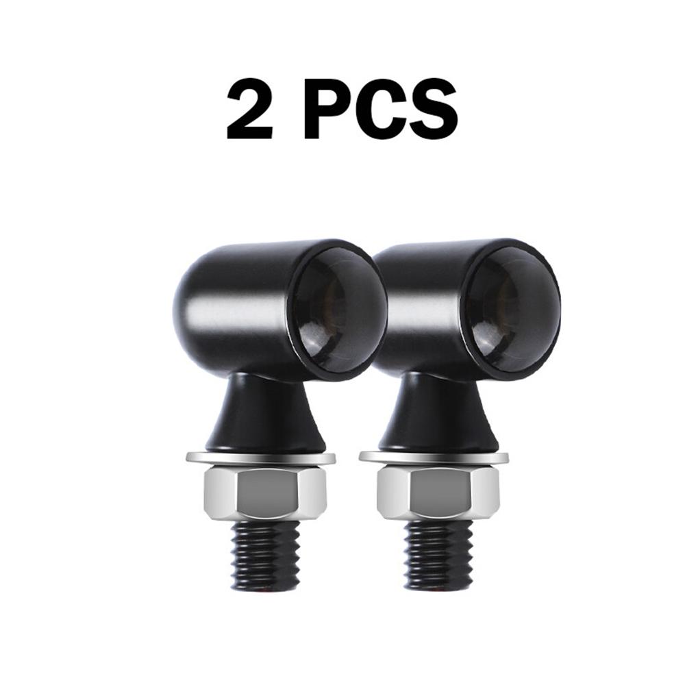 Motorcycle Turn Signal - Universal - 2pcs Mini Amber LED Blinker