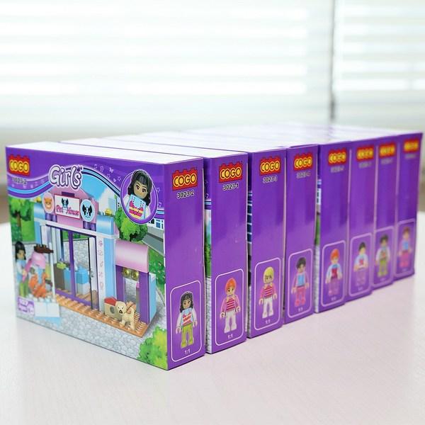 

Beautiful Village Block 8 видов полного набора 802p, смешанные цвета