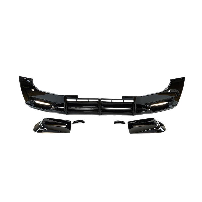 20+ Land Rover Defender 110/90 Front Splitter Upgrade Kit: Front Bumper PP with Daytime Running Lights