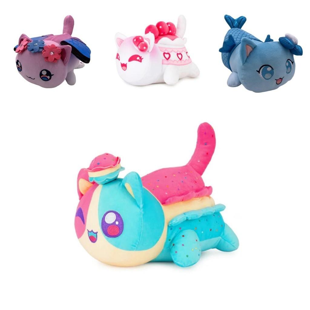 Meemeow Aphmau Cat Plush Toy Stuffed Animal Doll Xmas Gift For Kids