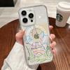 Colorful Landscape Graffiti Silicone Soft Phone Case For iPhone 15 14 13 12 11 16 17 Pro Max Shockproof For Magsafe TPU Funda