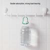 Camellia No-Punch Adhesive Bathroom Towel Bar with Hooks