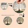 Acrylic Window Sun Catcher Tree of Life Round Hanging Sign Stained Glass Suncatcher Decoration Decoration Wall Ornament for Indoor Outdoor