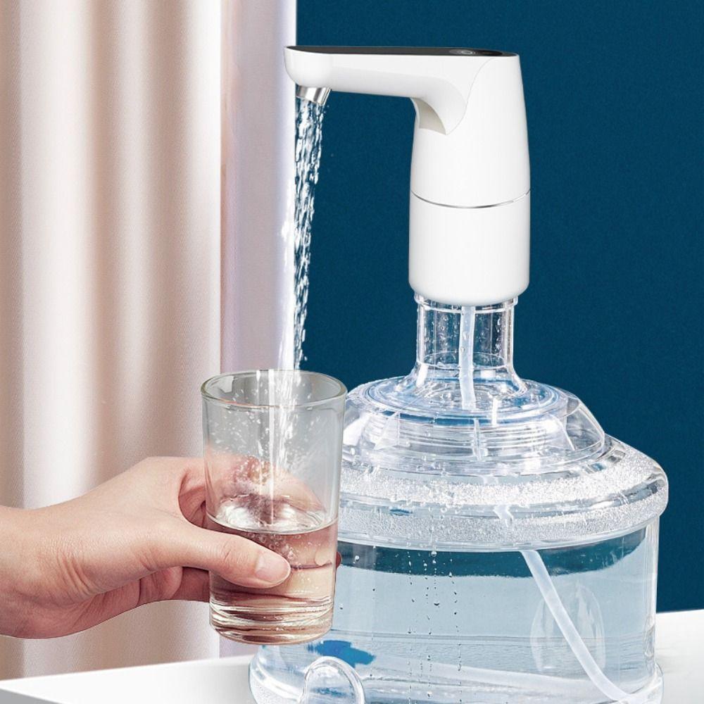 Low Noise Electric Water Bottle Pump Long Battery Life Rechargeable Gallon Bucket Water Dispenser Wireless Quantitative