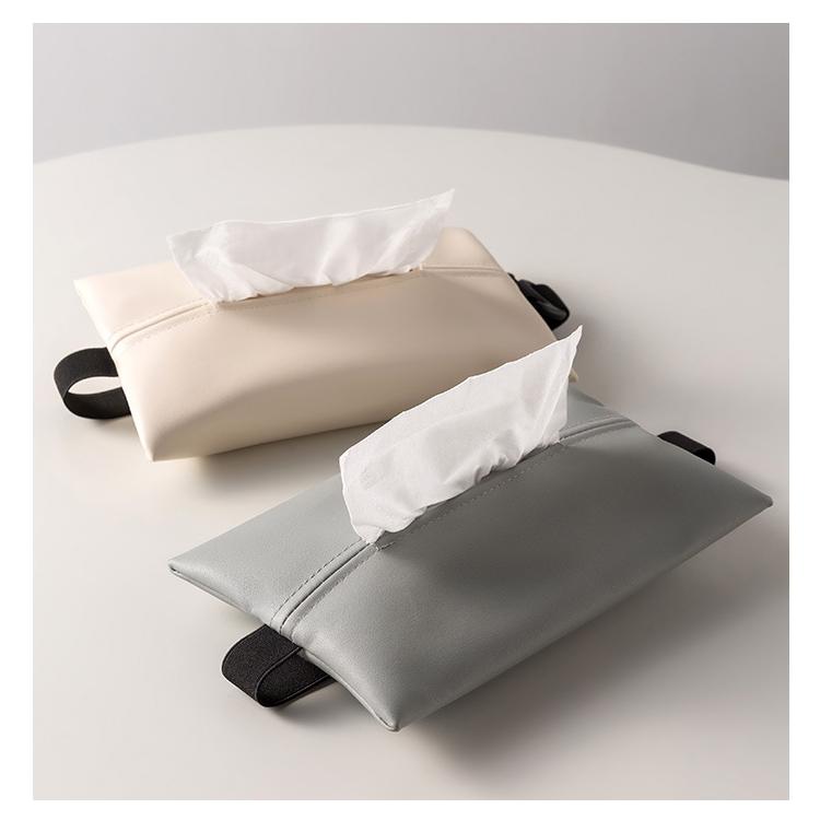 YY Car Tissue Case, Car Tissue Case, Hanging, Tissue Cover, Tissue Holder, for Cars, Sun Visor, Car Supplies, бежевый