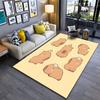 Cute Capybara Cartoon Pattern Suitable As a Non-slip Mat for the Living Room or Bedroom Sofa