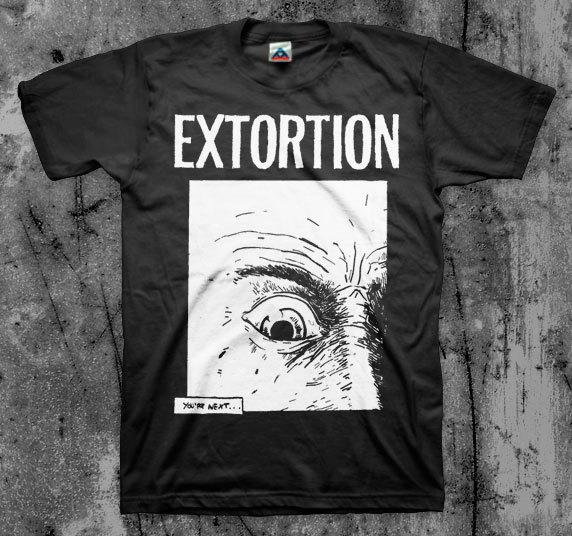 Extortion eye T shirt Unisex T-Shirt S