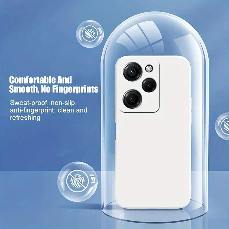 Liquid Silicone Case For Xiaomi Redmi 12 12C 13C Shockproof Case For Redmi Note 12 Pro Plus Note 12S 4G Note 12 5G 4G Note12 Pro+ 5G Phone Cover