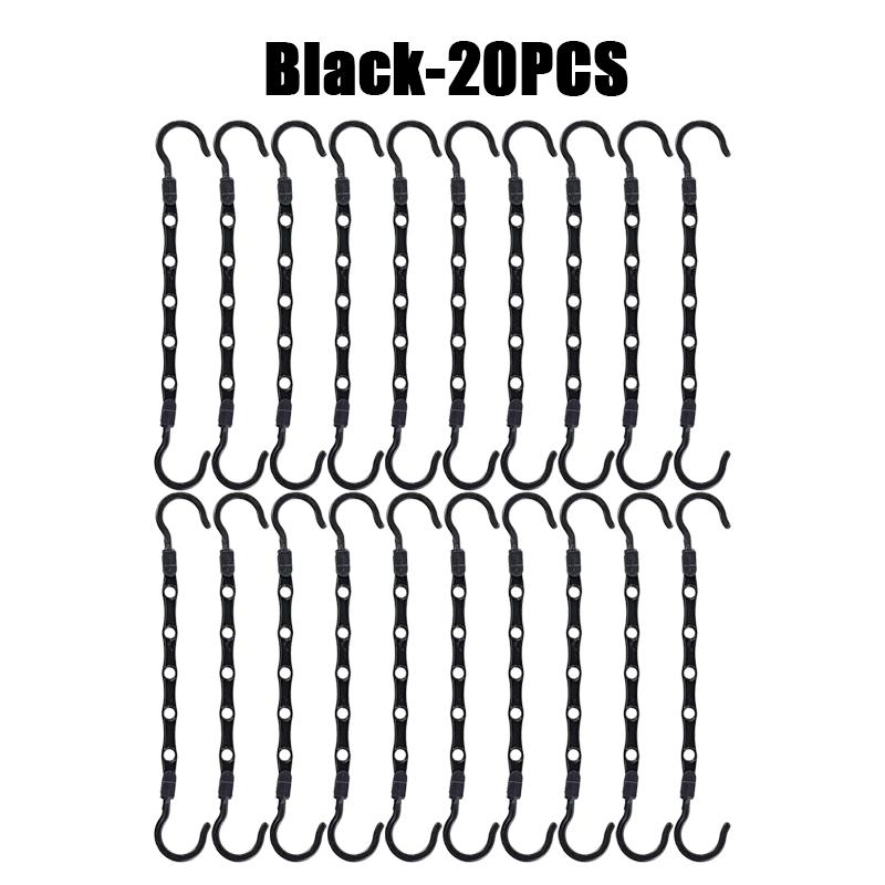 Space Saving Storage Hangers Multifunction Plastic Clothes Racks Rotary Organizer Hangers 5 Hole Magic Closet Wardrobe Organizer