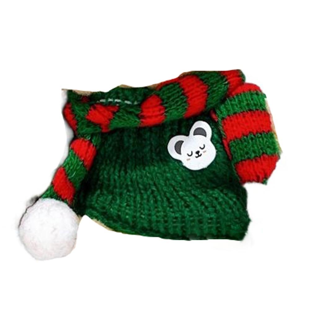 

Рождественский шарф Сидящая вечеринка Одежда для куклы Лабубу Одежда Лабубу Тайм Хлопковые аксессуары для куклы style 6