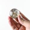 Garden Rutilated Quartz Gold Needle Good Work Power Amulet [Eigado] Sphere, 40mm, 89g, Quartz, Fortune, Luck, Stone,