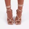 Igh Heels Large Size Versatile Open-toed Stiletto Sandals Women's Sandals Women's Shoes Spring and Autumn High