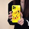 P-Pokemon Gengar Pikachu Oil Painting Phone Case For iPhone 16 15 14 11 12 13 Mini Pro XS Max Cover 6 7 8 Plus X Funda Shell