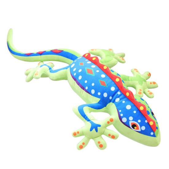 3D Stuffed Gecko Lizard Soft Plush Fluffy Doll Pillow Sleeping Toy Kids Gift