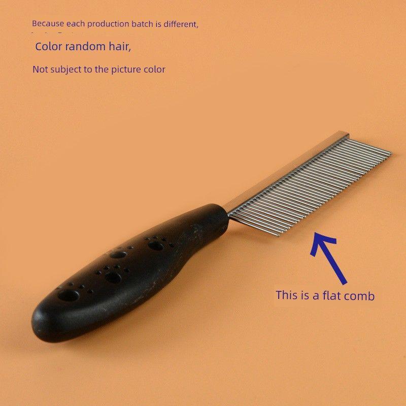 

Прямая расческа Тедди Товары для питомцев для удаления блох и шерсти с лап для собак Flat comb(Flat comb)