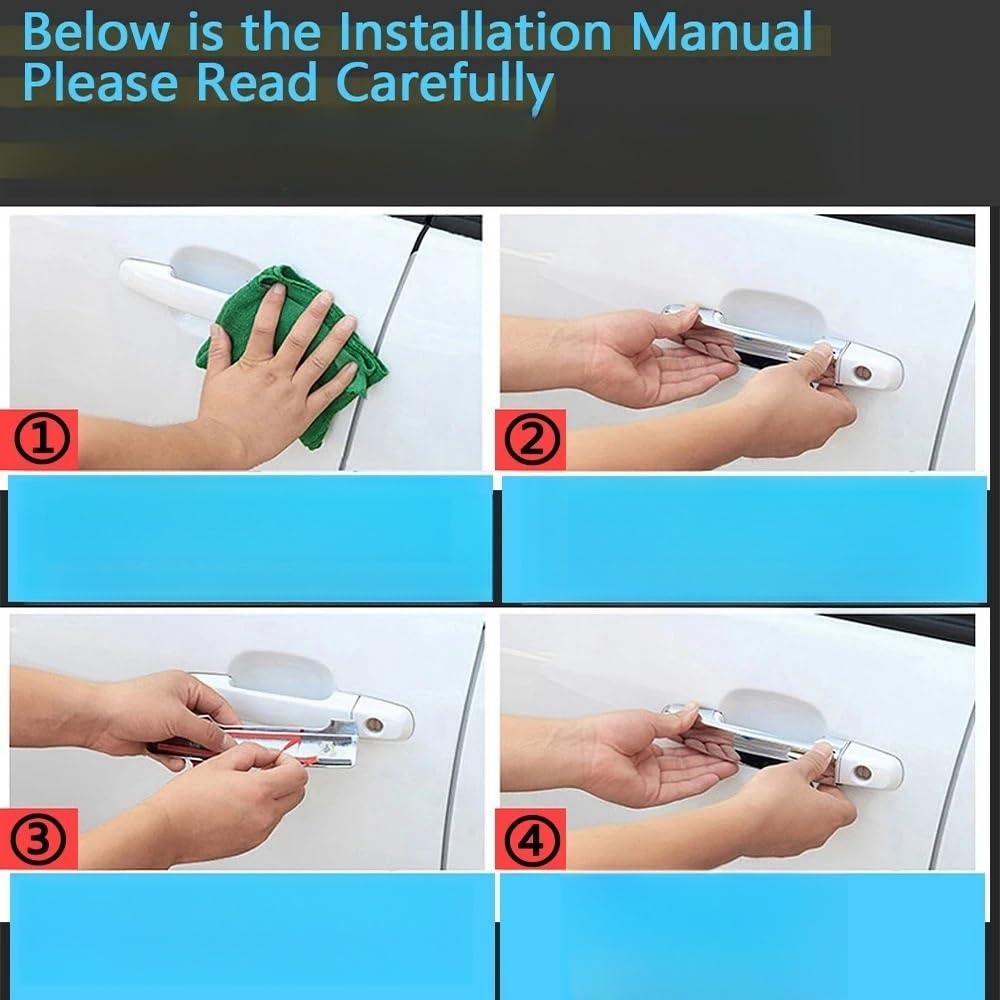 Exterior Door Handle Garnish For Subaru Legacy B4 Touring Wagon BM BR 2009-2014 Car