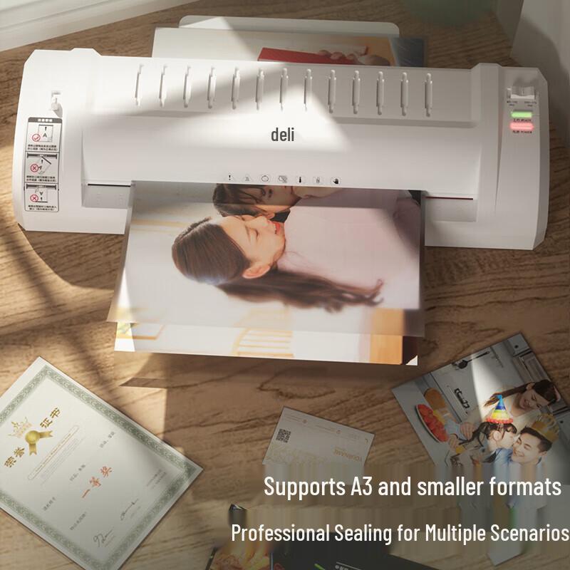 Deli A3 Laminator 3894 CN plug (adapter included)