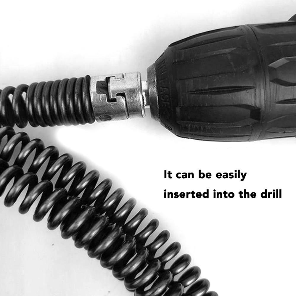 Professional Plumbing Snake Pipe 10mm Diameter Drain Cleaner Augers Pipeline Sewer Cleaner Sewer
