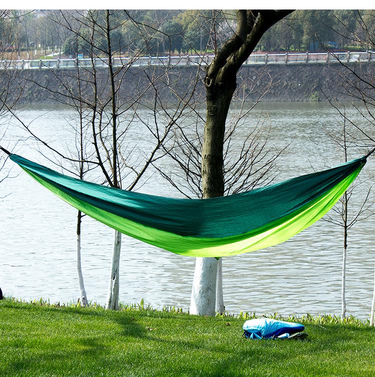 Adjustable Straps Nylon Hammock - High-End Single/Double Outdoor Use