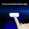 1 pc Multi Color Car Light Wireless LED Touch Light Roof Light Sensor Read Lamp Mini USB Charging Light Car Interior Accsesories