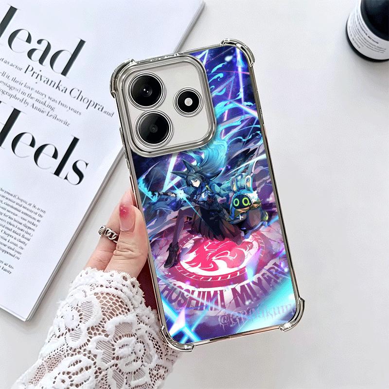 

Zenless Zone Zero Hoshimi Miyabi Plating Phone Case For Xiaomi Redmi Note 14 15 Pro Plus 13 12 11 11S 11T 10 9S 9 5G Anti-Fall A Redmi Note 12 Pro 4G
