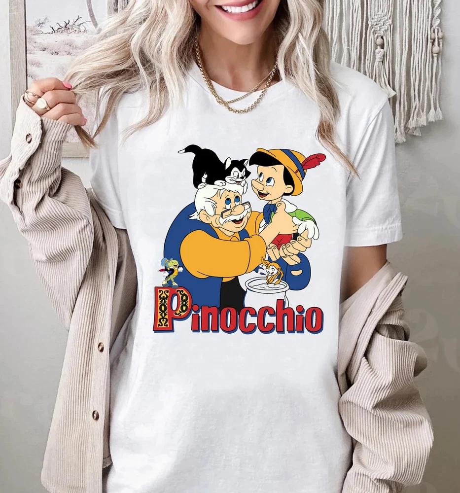Pinocchio And Geppetto Cute T Shirt Unisex 3 S