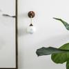 An der Wand montiertes intelligentes Körpersensor-Nachtlicht, abnehmbare Nachttischlampe, kugelförmiger, mattierter Lampenschirm, dekorative Lichter
